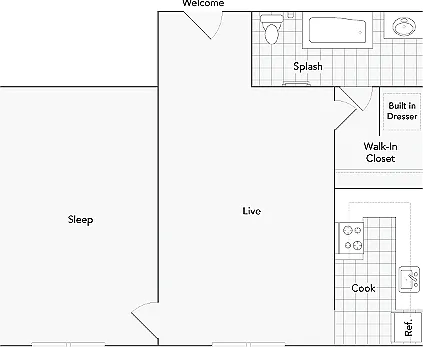 Covey One Bedroom Covey One Bedroom