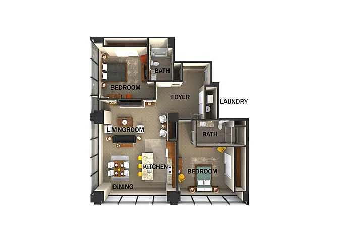 Floor plan Suite Style J