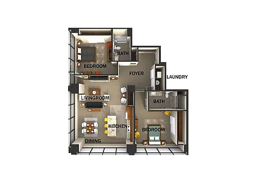 Floor plan Suite Style J