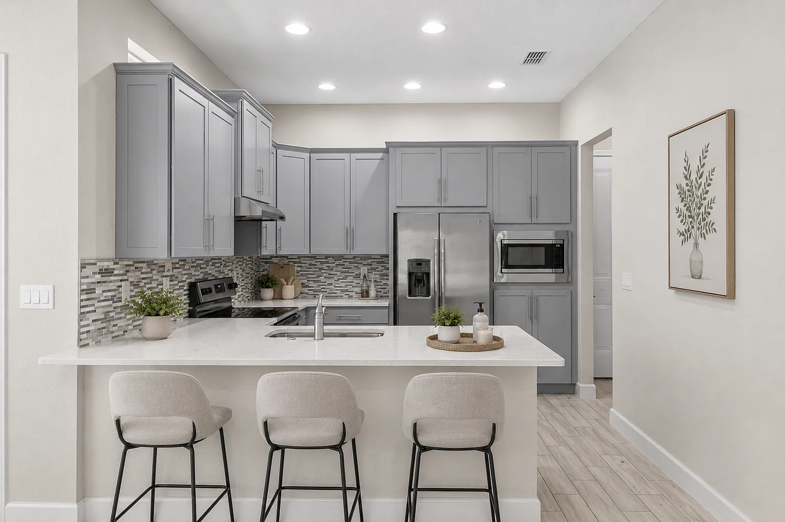 Move In Ready End Unit Townhome in Laureate Park | 3 Bed | Tesla Charger — Photo 4