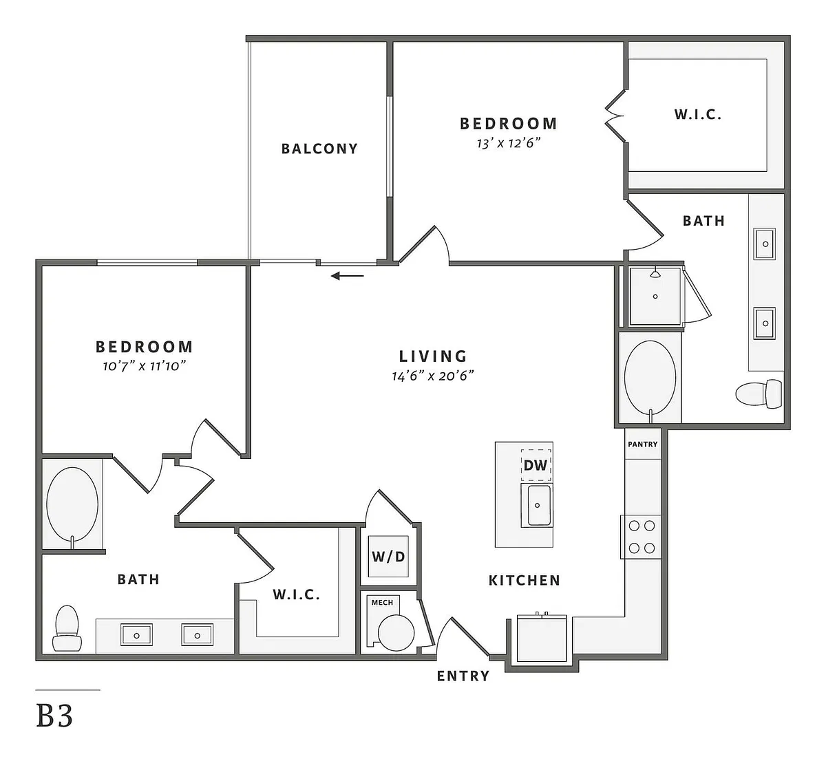 Floor plan B32