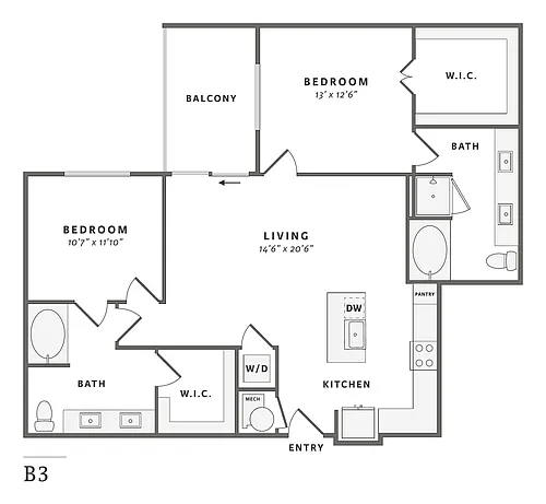 Floor plan B31