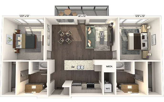 Floor plan B1-1157-G
