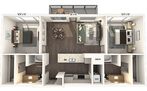 Floor plan B1-1157-G