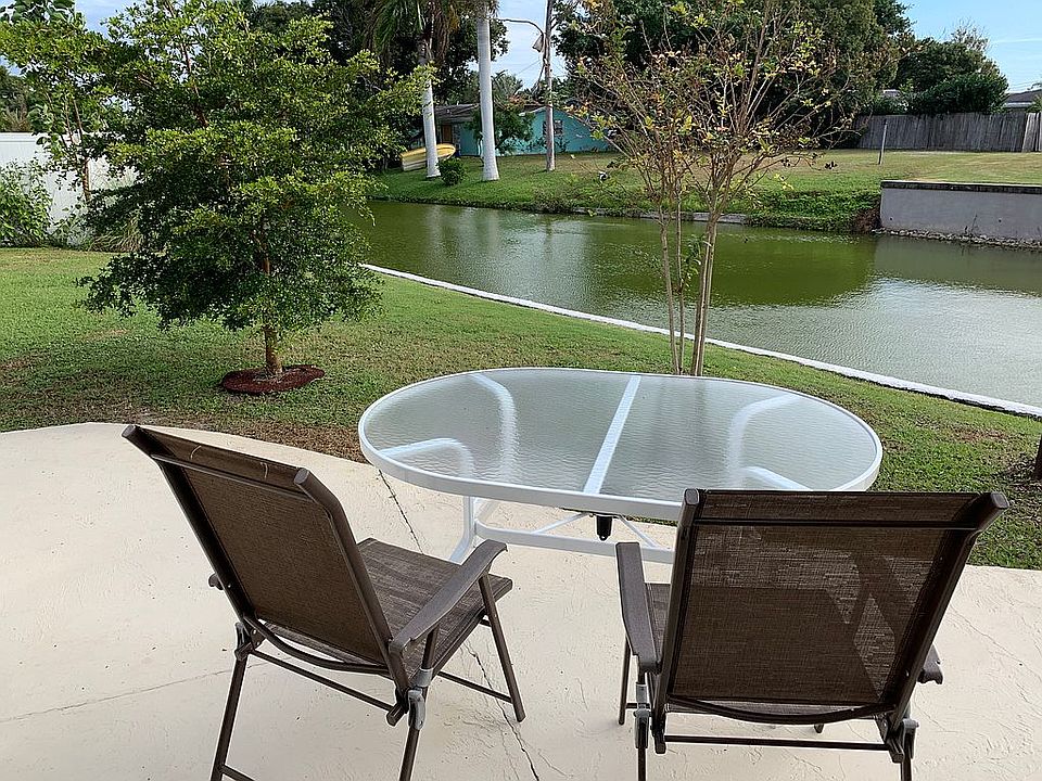 Lakeside patio