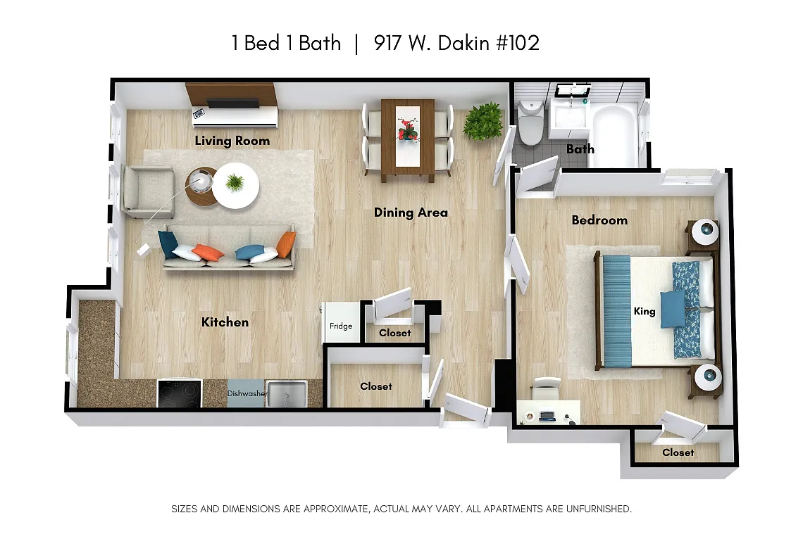 Floor plan 1 Bed