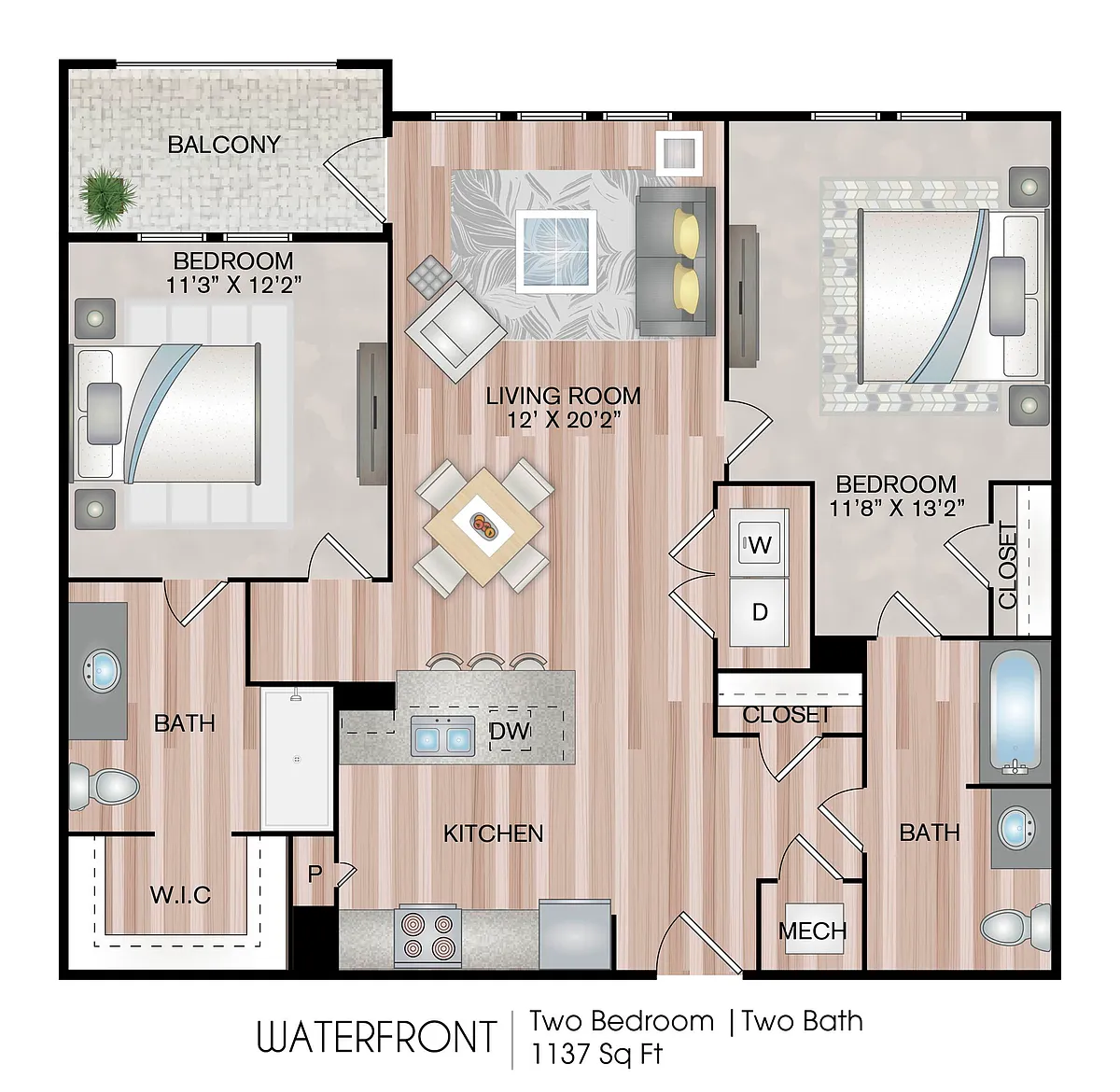Floor plan Waterfront