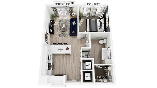 Floor plan A1-HC1