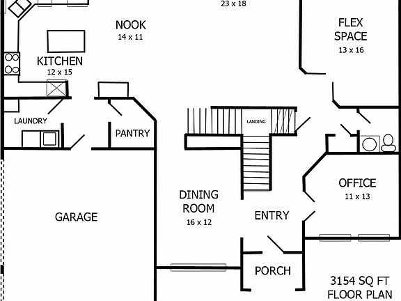 1st Floor Layout