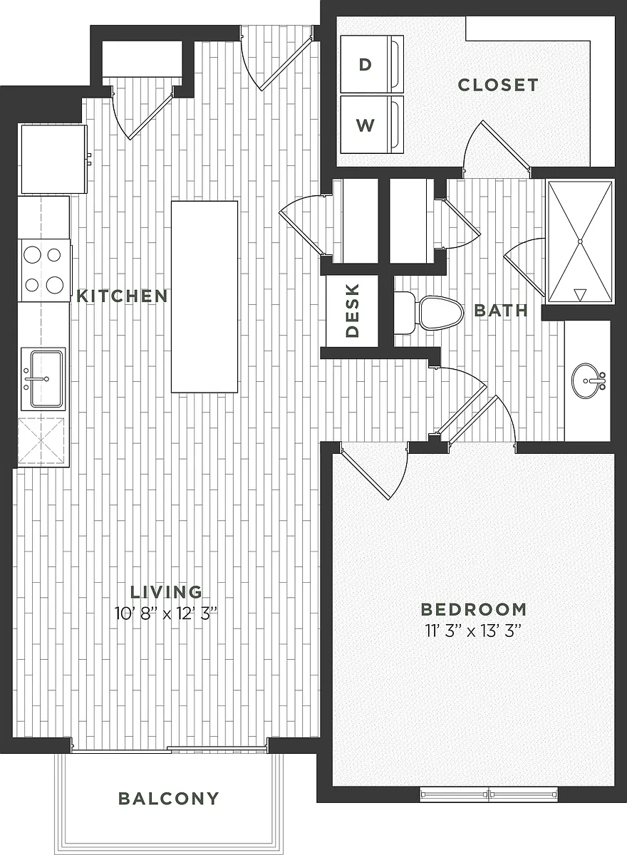 Floor plan 1B