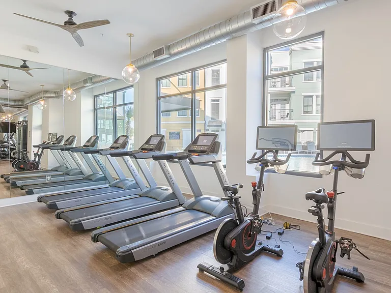 24-Hour Fitness Center at The Merchant Apartments in Charleston, SC 29403