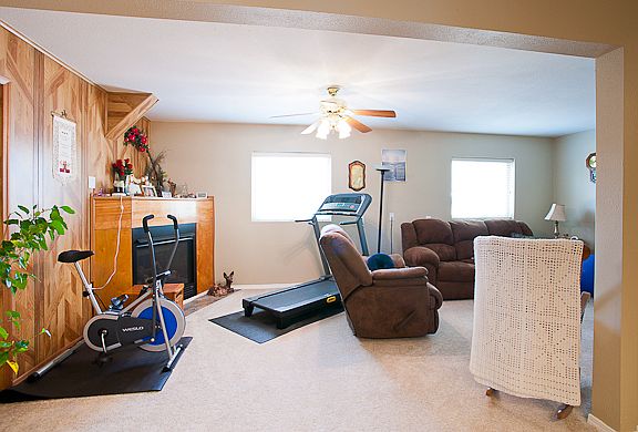 Basement Fireplace