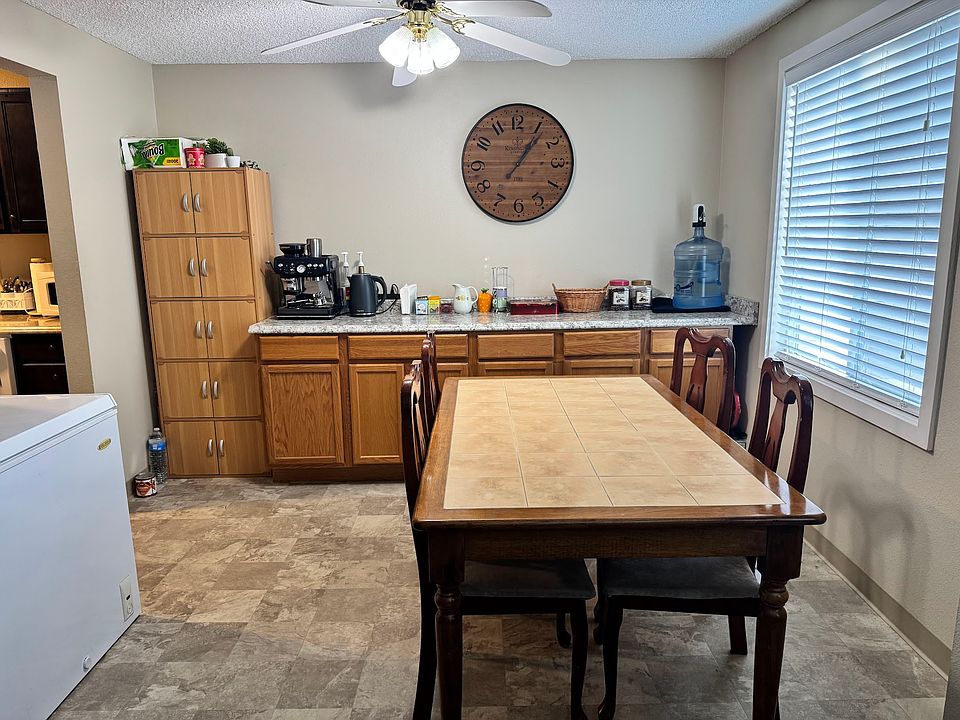 countertop and cabinets included - table and freezer not included