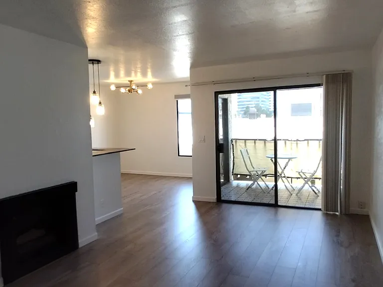 Living Area with Fireplace