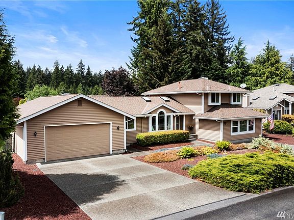 1,056 square foot garage addition with oversized door completed approx. 1996. 