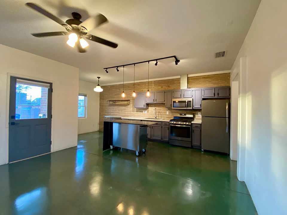 living room and kitchen