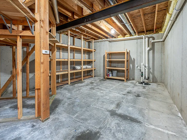 Basement storage area