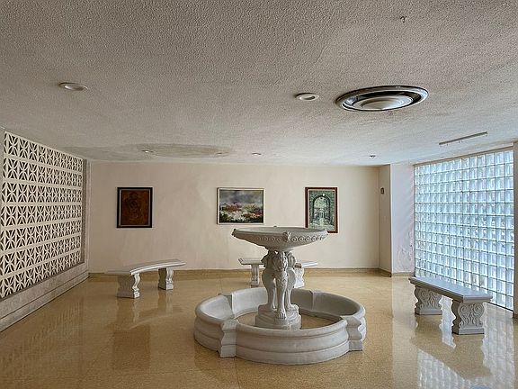 Marble lobby