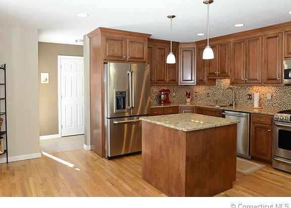 Open sun-filled Kitchen.