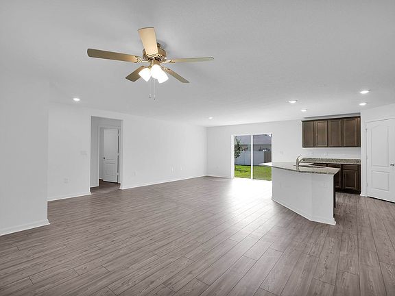 The open-concept kitchen overlooking the entertainment space is a fan favorite