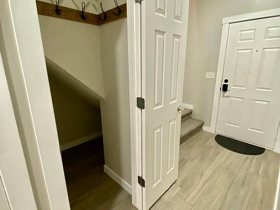 coat closet and front door