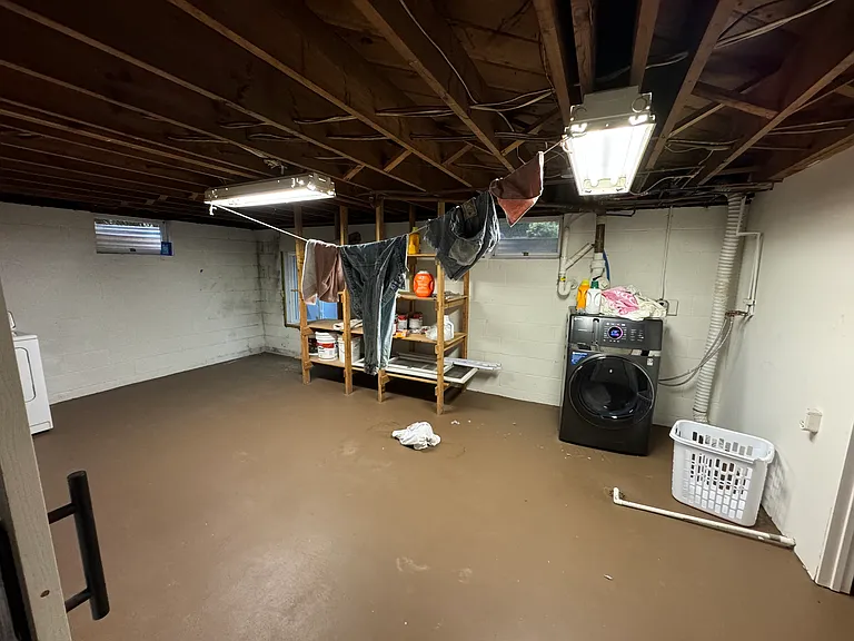 Gigantic laundry room.