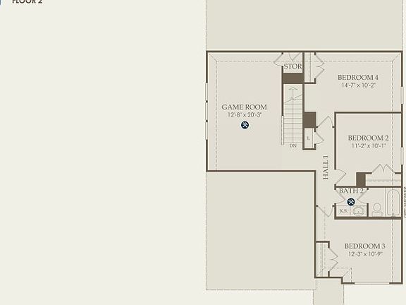 Jayton Floor Plan, Quick Move-in Home, Floor 2