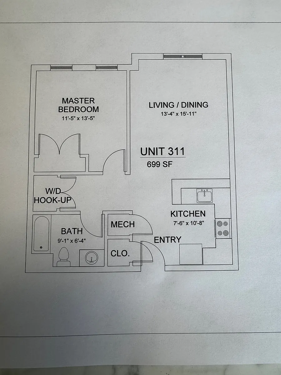 Floor plan 1 bedroom-SEPT