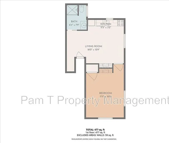 1 bed, 1.0 bath, $1,450 — Photo 3