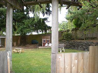 private backyard