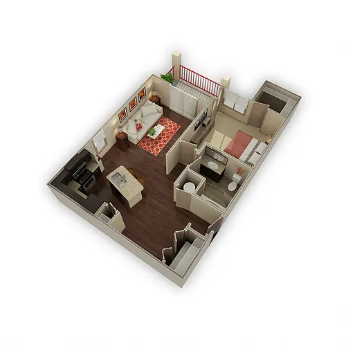 Floor plan Parmer