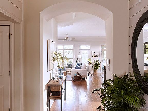 A view from the front door foyer looking into the interior of the Torino model.