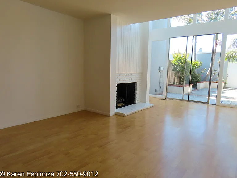 Living room left side with Fireplace