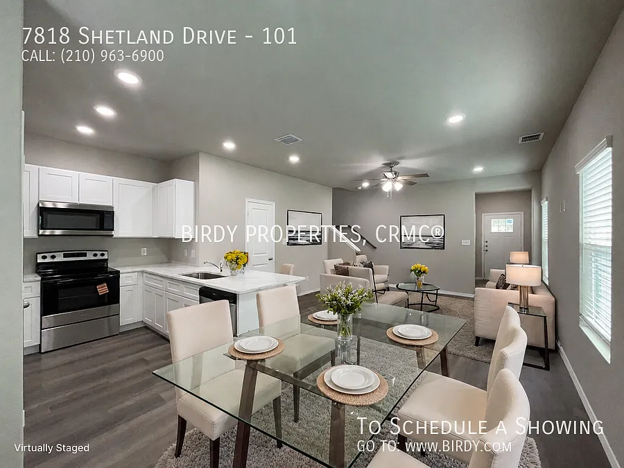 "Spacious 3-Bedroom Duplex with 2.5 Baths at 7818 Shetland Drive Your Ideal San Antonio Retreat!" — Photo 3