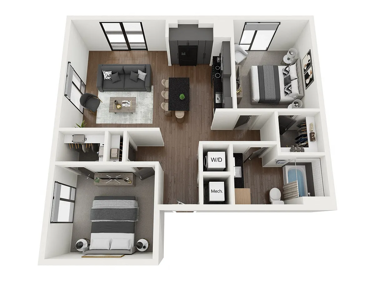 Floor plan B1