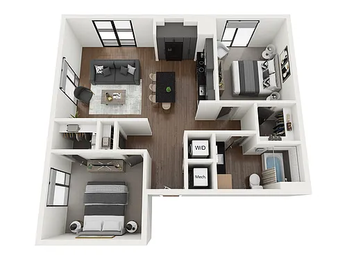 Floor plan B1