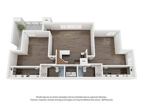 Floor plan B5UF Floor Plan (Deluxe)