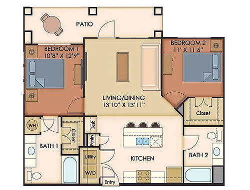 Floor plan B2