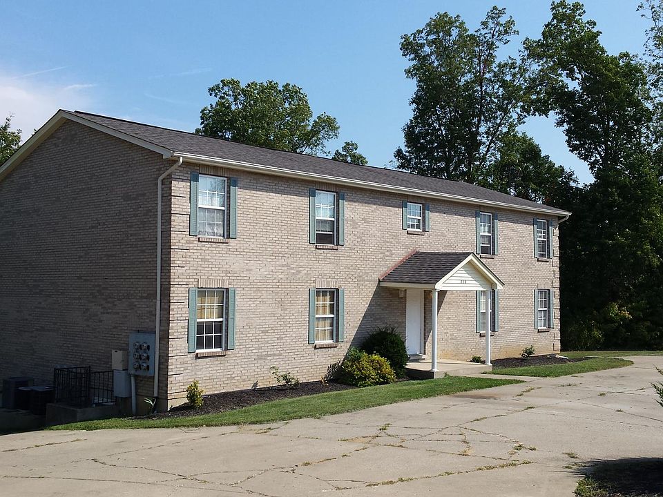 Outside of Building, apartment is bottom left