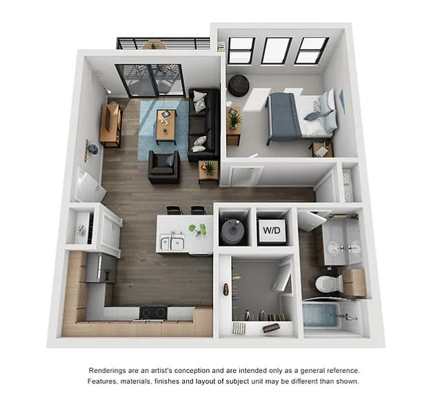 Floor plan 1BRK2