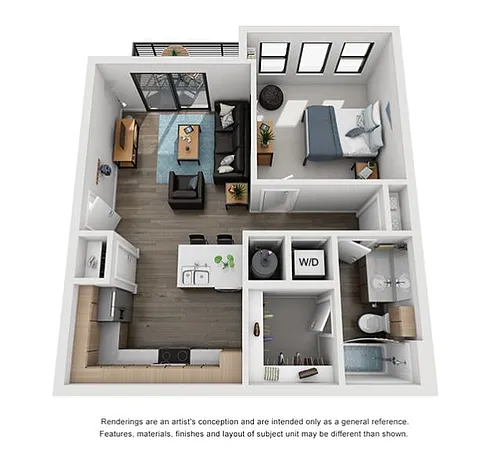 Floor plan 1BRK2