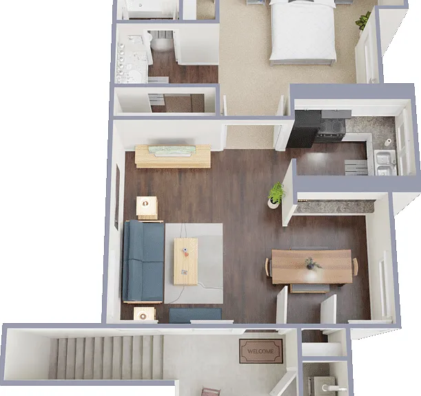 Plan B Floorplan Diagram