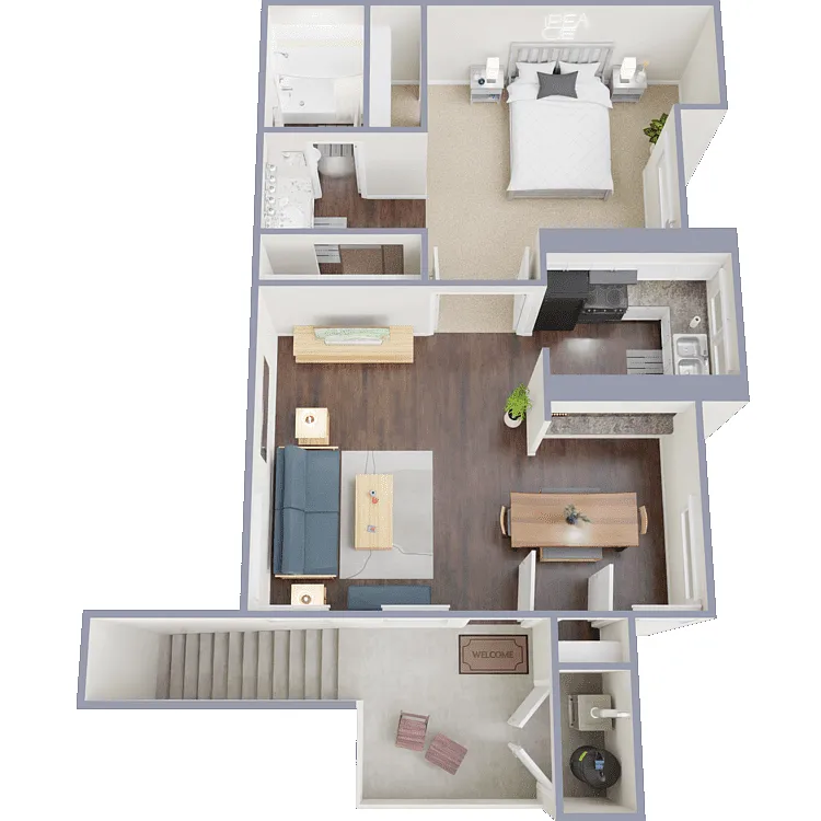 Floor plan Plan B