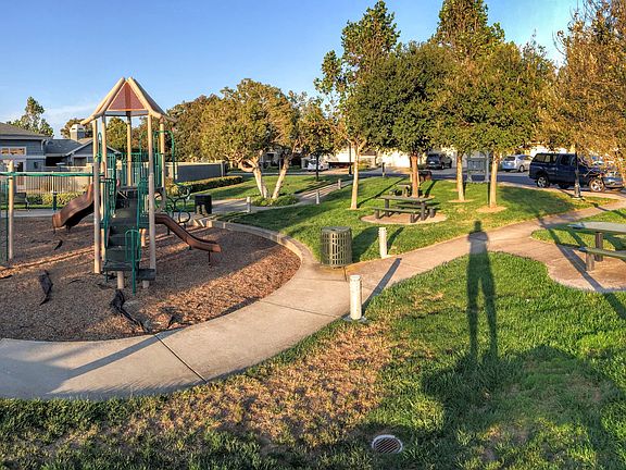 Community playground and park area
