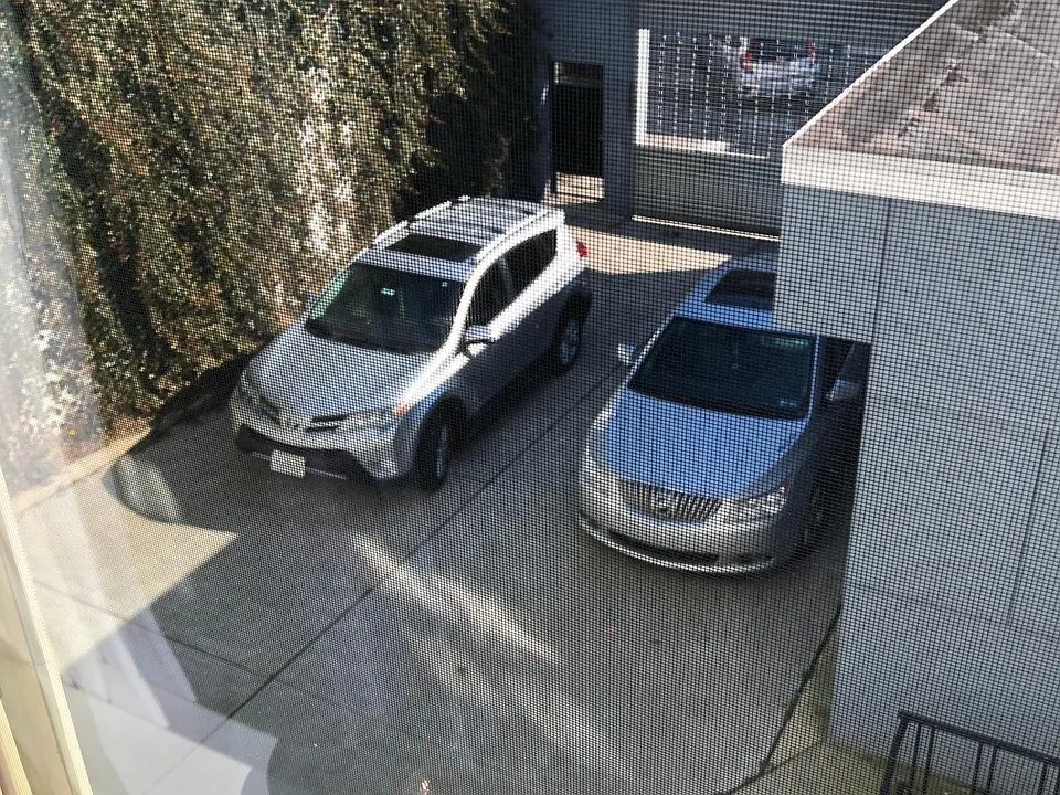 Your personal and secured parking space, right outside your window