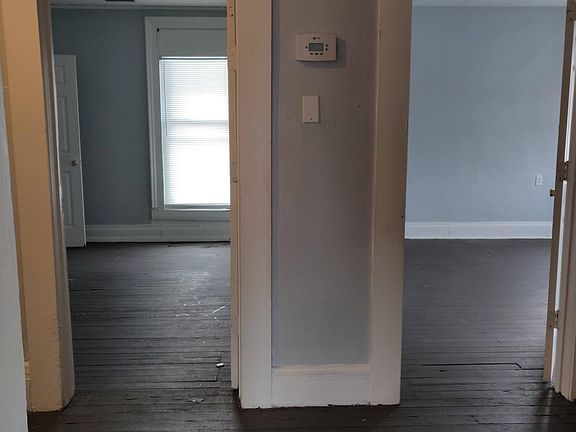 Hall between bedrooms and living room