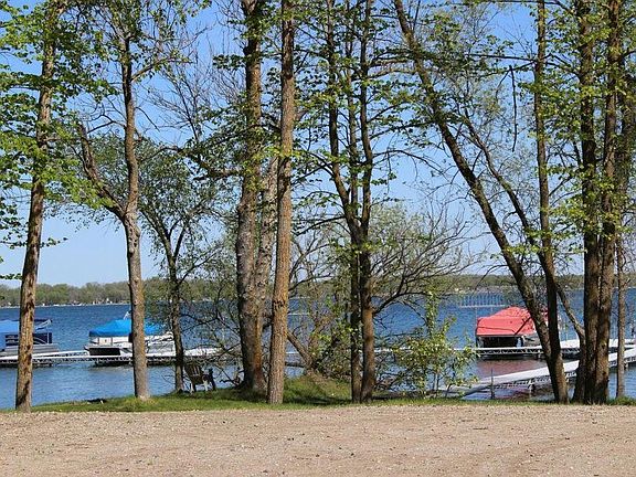 Marina across the street, Sandy Beach Lake Melissa