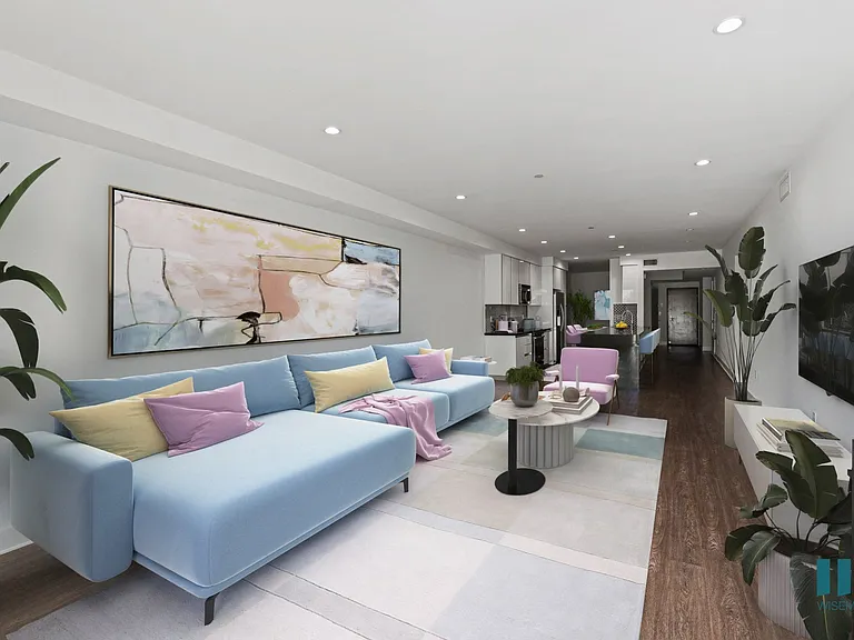 Open-Concept Living Room, Dining, and Kitchen
