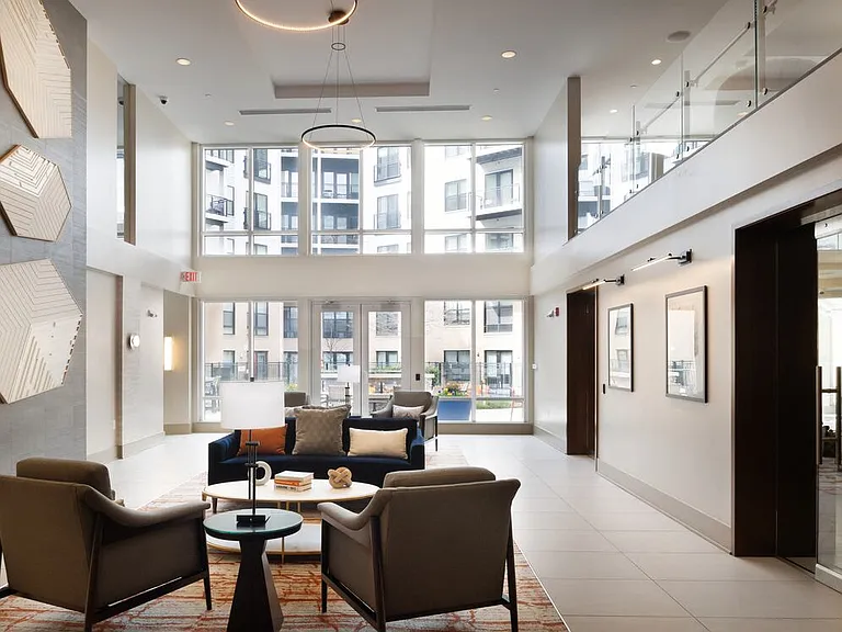 Lobby with seating area