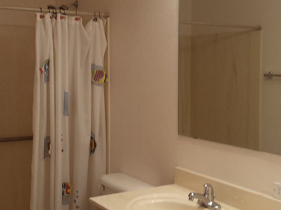 Full wall walk in shower